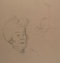 Image of Untitled (study of old woman)