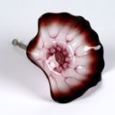 Image of Single Flower (Maroon/White)