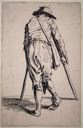 Image of The Beggar with Crutches and a Hat (Le Mendiant aux béquilles, coiffé d'un chapeau)