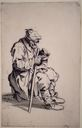 Image of The Beggar Sitting and Eating (Le gueux assis et mangeant)